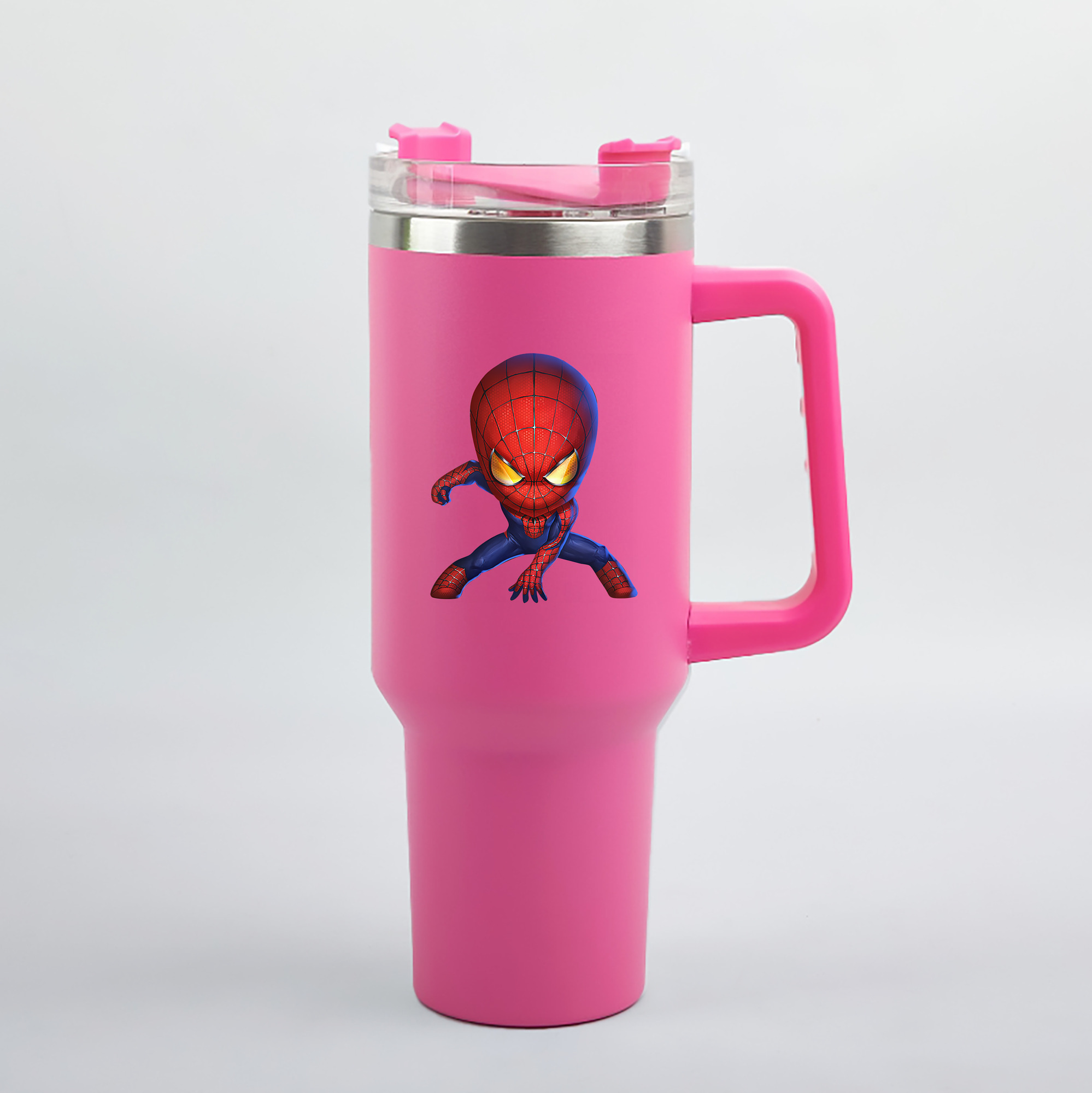 （画像用） Spider Man スパイダーマン 1200mL車用タンブラー（カラープリント）
